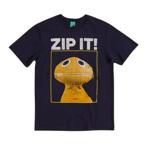 Rainbow Unisex Adult Zippy T-Shirt / Navy